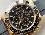 Daytona 116518 Clean Factory 1:1 Best Edition Black Dial on Oysterflex Rubber Strap SA4130 - Image 2
