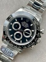 Daytona 116500 1:1 PANDA Best Edition CF 904L SS Case and Bracelet BLACK Dial CLEAN FACTORY - Image 5