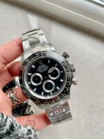 Daytona 116500 1:1 PANDA Best Edition CF 904L SS Case and Bracelet BLACK Dial CLEAN FACTORY