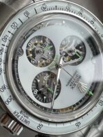 Daytona SS ADGF Best Edition White Skeleton Dial on SS Bracelet SA4130 - Image 2