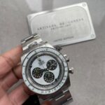 Daytona SS ADGF Best Edition White Skeleton Dial on SS Bracelet SA4130