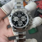 Rolex Cosmograph Daytona 40mm Black Dial White Gold (126509) 1:1 Super Clone – DD4131 Movement
