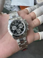 Rolex Cosmograph Daytona 40mm Black Dial White Gold (126509) 1:1 Super Clone – DD4131 Movement - Image 5