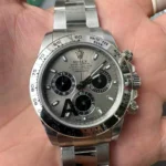 Rolex Cosmograph Daytona White Gold Slate Grey Dial 116509 1:1 Super Clone DD4130 Movement