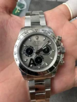 Rolex Cosmograph Daytona White Gold Slate Grey Dial 116509 1:1 Super Clone DD4130 Movement