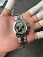 Rolex Cosmograph Daytona White Gold Slate Grey Dial 116509 1:1 Super Clone DD4130 Movement - Image 2