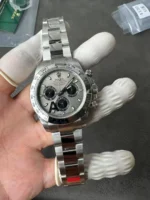 Rolex Cosmograph Daytona White Gold Slate Grey Dial 116509 1:1 Super Clone DD4130 Movement - Image 3