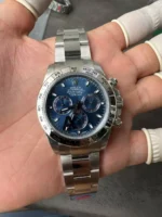 Rolex Cosmograph Daytona White Gold Blue Dial 116509 1:1 Super Clone DD4130 Movement - Image 3