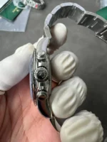 Rolex Cosmograph Daytona White Gold Blue Dial 116509 1:1 Super Clone DD4130 Movement - Image 7
