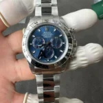 Rolex Cosmograph Daytona White Gold Blue Dial 116509 1:1 Super Clone DD4130 Movement