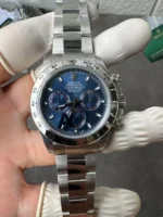Rolex Cosmograph Daytona White Gold Blue Dial 116509 1:1 Super Clone DD4130 Movement - Image 2