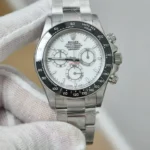 Rolex Cosmograph Daytona 40mm “Panda” White Dial Exhibition Caseback (126502LN) 1:1 Super Clone – DD4131 Movement