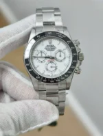 Rolex Cosmograph Daytona 40mm “Panda” White Dial Exhibition Caseback (126502LN) 1:1 Super Clone – DD4131 Movement