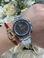 Rolex Daytona 126599TSA 18K Gold Wrapped Synthetic Blue Sapphire Custom 40mm - Image 5