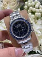 Rolex Daytona 126599TSA 18K Gold Wrapped Synthetic Blue Sapphire Custom 40mm - Image 2