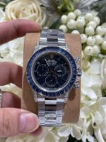 Rolex Daytona 126599TSA 18K Gold Wrapped Synthetic Blue Sapphire Custom 40mm