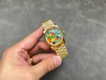 Rolex Day-Date 128238 Puzzle Emoji Jigsaw Motif Dial 36mm - Image 2