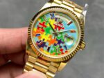 Rolex Day-Date 128238 Puzzle Emoji Jigsaw Motif Dial 36mm - Image 3