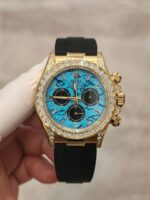 Rolex Daytona 126538TBR Turquoise Diamond Oysterflex Strap 40mm